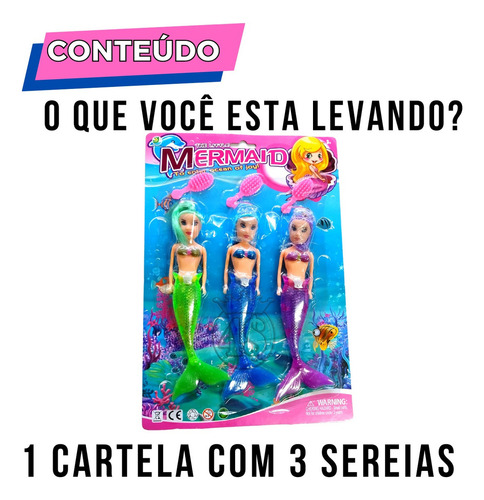 Kit de muñecas en miniatura de Little Mermaid Doll