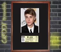 Comprar Justin Bieber Foto Firmada Y Entrada Recital Argentina 2013