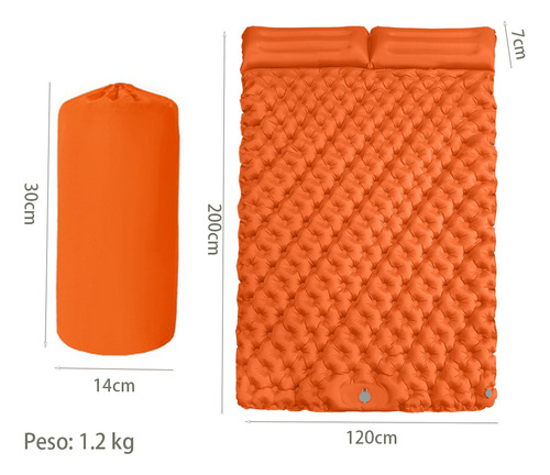 Colchoneta Para Dormir Colchón Portátil Doble Para Acampar
