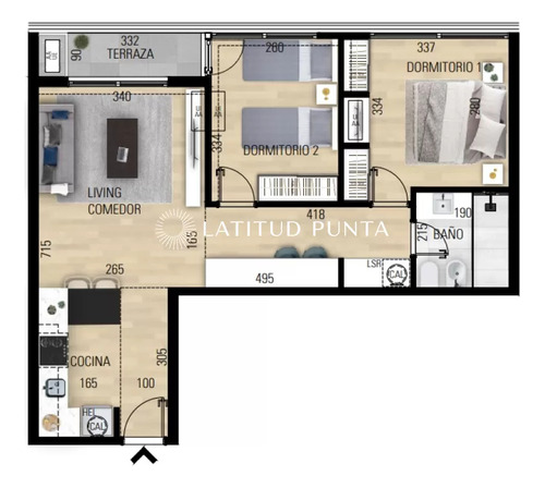 Apartamento De 2 Dormitorios En More Atlántico Punta Del Este