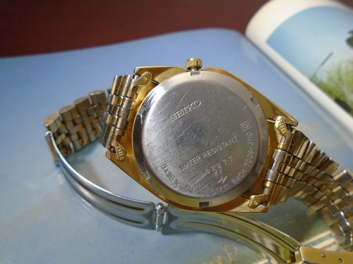 Seiko Folhado Ouro Amtigo Ref 7009 3110 Automático