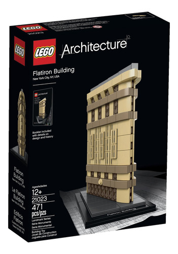 Kit Construcción Lego Del Edificio Flatiron Con Métricas