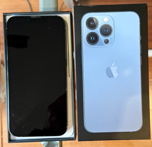 Hot Sale Apple Iphone 13 Pro (256g) Azul Sierra Excelente Estado Azul Acero (Usado)