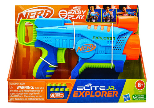 Nerf Easy Play Elite Jr Explorer 8 Dardos Hasbro