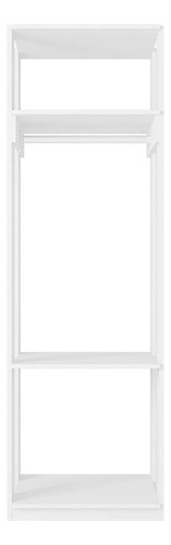 Guarda Roupa Modulado Titan Com Prateleiras Branco - Móveis