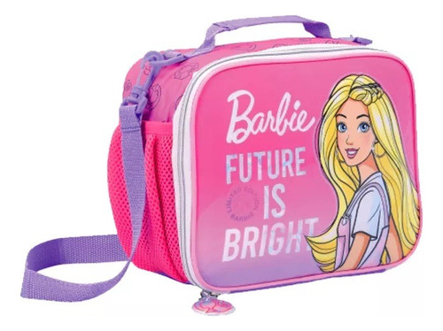 Lunchera Térmica Barbie Escolar Nena Wabro Original Infantil