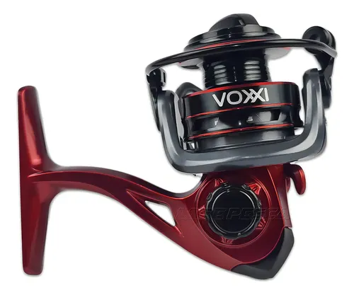 Molinete Voxxi MC3 800 3 Rolamentos Preto Vinho Arrasto 2.5kg