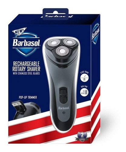 Barbasol Máquina De Afeitar Giratoria Recargable