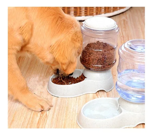 Comedero Dispenser Automático Para Perros Y Gatos Alimento