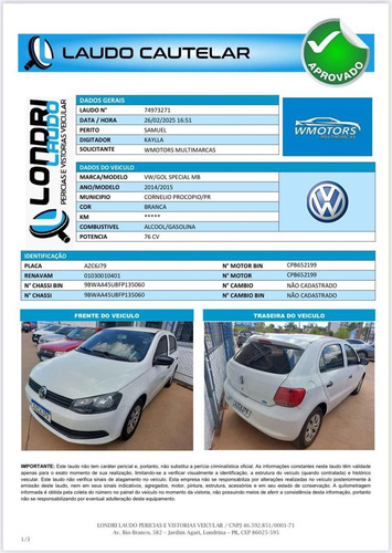 Volkswagen Gol Special Mb