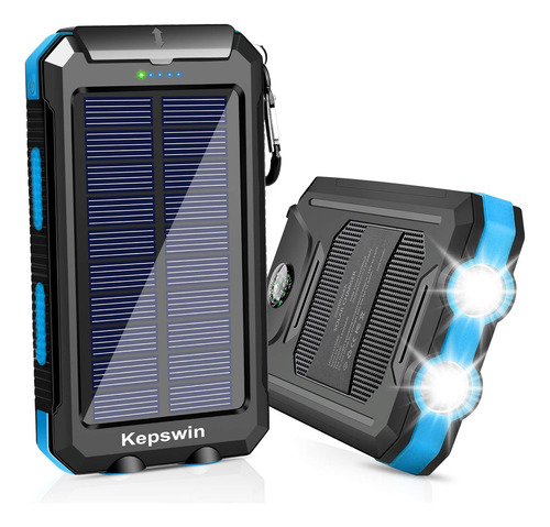 Cargador Solar 20000mah, Banco De Energia Solar Portatil C