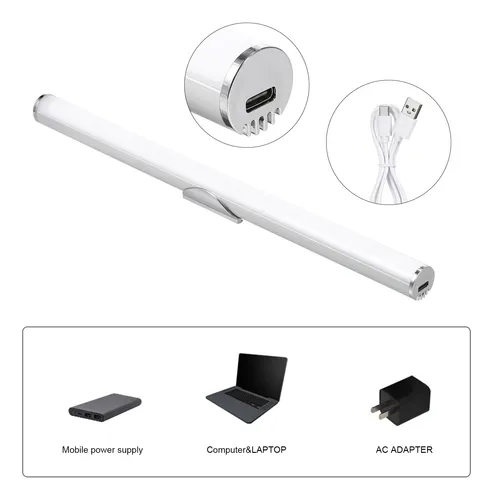 Lámpara De Armario Para Luces Con Espejo Recargable Neoglint