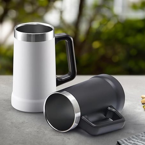 20 Canecas Térmica Chopp Camada Dupla Inox 710ml Atacado