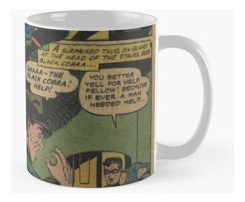 Taza Pagina De Comic Antiguo Vintage Calidad Premium