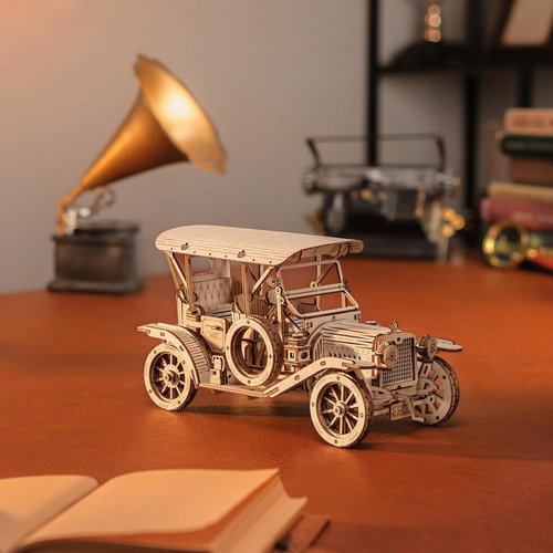Rokr 3d Rompecabezas De Madera Modelo Kits De Coches Para...