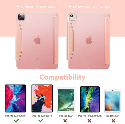 Capa Capinha iPad Pro 12.9 2020 Esr Trifold C/suporte Caneta