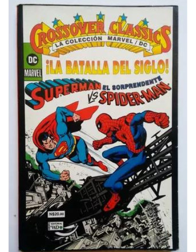 Comic Dc Marvel - Spiderman Vs Superman Crossover Classics