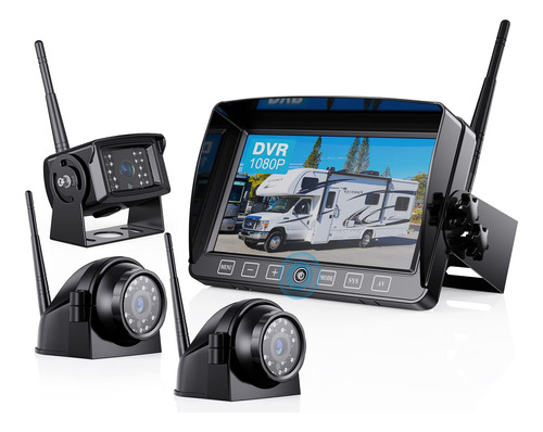 Zeroxclub Camara De Respaldo Inalambrica Con Monitor Dvr Qua