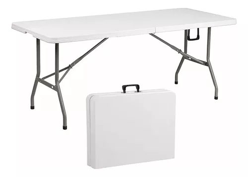 Mesa Plegable 1,80 mts Blanca – Comercial TodoMaq