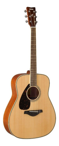 Guitarra acústica Yamaha FG/FGX FG820 para zurdos natural brillante