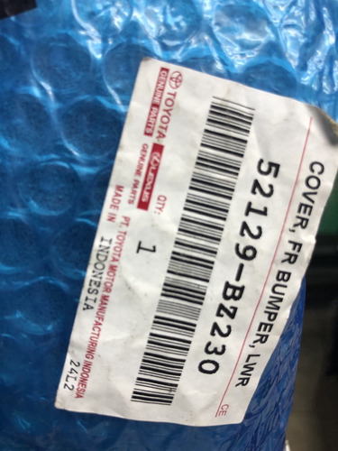 P/choque Delantero Inferior Toyota Yaris Cross 2024
