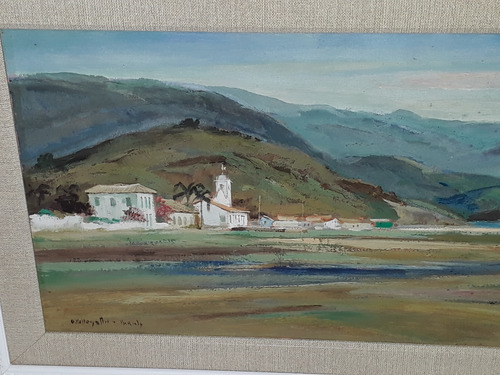 2268 - Omar Pellegatta Ost 76x46cm Com Moldura - Paraty. (Usado)