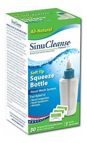 Sinucleanse Sistema De Lavado Nasal Con Botella De Punta Sua