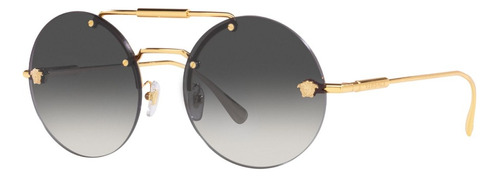 Gafas De Sol Versace Ve2244 Mujer Originales Color Dorado