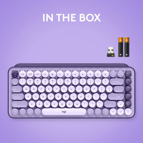 Teclado Inalámbrico Logitech Pop Keys Mechanical Con Emoji
