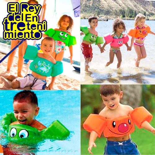 Flotador Salvavida Infantil Playa Piscina Ajustable - El Rey