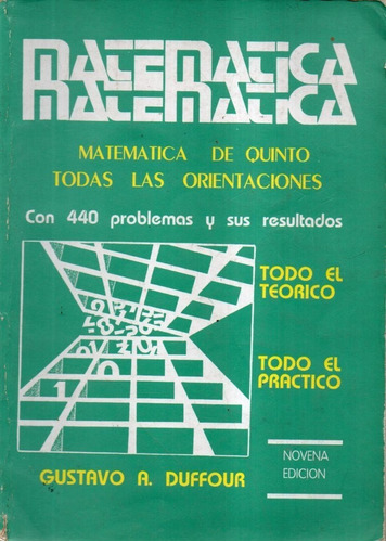 Matematica De Quinto Todas Las Orientaciones