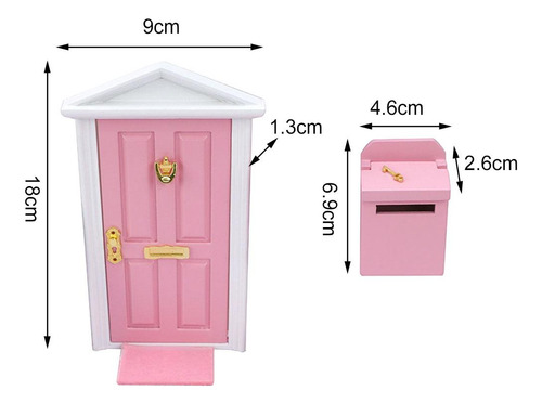 1:12 Muebles De Casa De Muñecas De Madera En Rosa