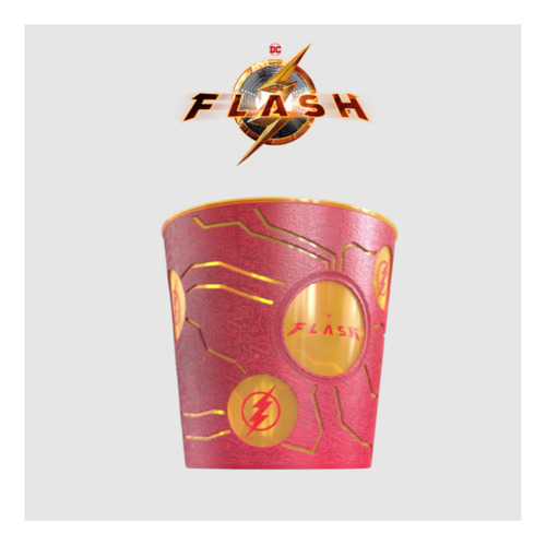Pochoclera Flash C/luz Led - Cinemark Hoyts