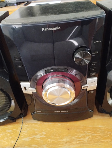Minicomponente Panasonic Funciona Todo Menos El Cd! Negro 50 W (Usado)