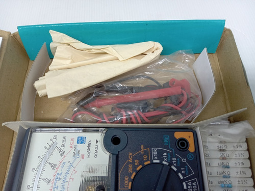 Imagem 5 de 9 de Kit Montagem Multimetro Analógico M1150k Completo Na Caixa