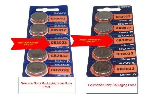Cr2032 Sony Lith Coin Cell 3v 500 Piezas