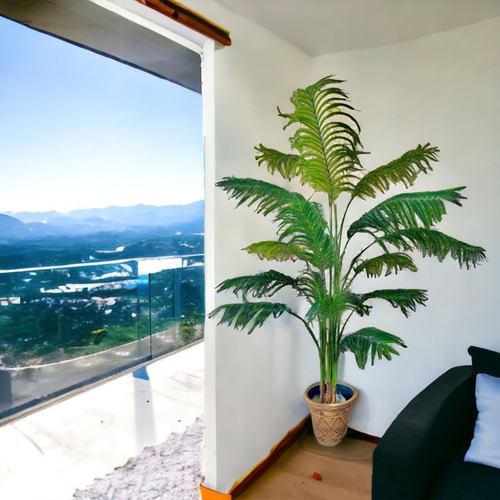 Planta Artificial Palmera 180 Luxury Cm 15 Hjs/ Arbusto Real