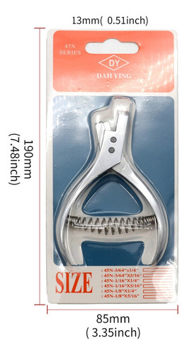 Cx Pinzas Perforadoras Hole Puncher For Papel Y Cartón Effic