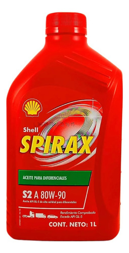 Aceite Para Transmision Shell Spirax S2 A 80w90 - 1 Litro