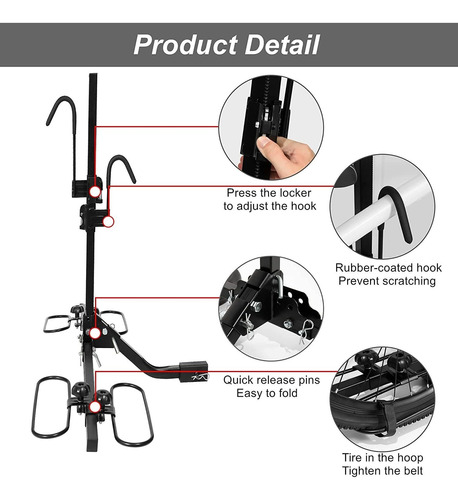 Walmann 2 Portabicicletas Con Enganche Para Bicicleta De Est