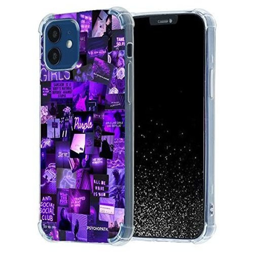 Funda De Colágeno Anestesia Púrpura Para iPhone 12, 862hj