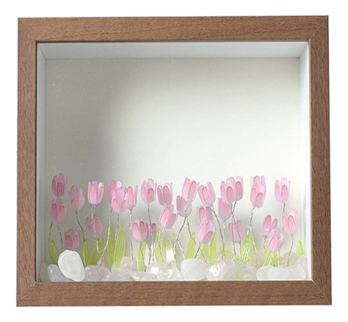 Marco De Fotos Con Forma De Tulipán Para Bricolaje, Luces No