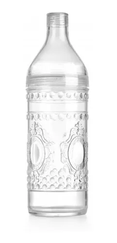 comprar Botella Acrilico Flor De Lis Estilo Retro 25,5 Cms