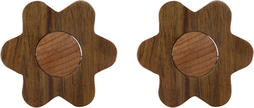 Edema 4pcs Tiradores De Madera Y Perillas De Cajones En Form