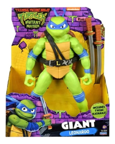 Tortugas Ninjas 30 Cm Figura Con Accesorios 83400