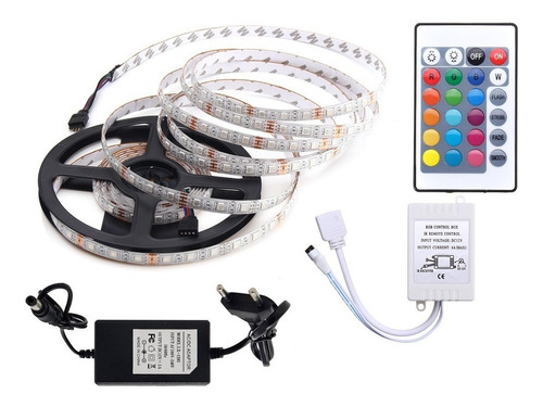 Cinta Led 5050 Rgb Control Multicolor Tienda Garantia Oferta