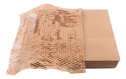 Rollo De Papel Kraft Acolchado De Panal De Abeja 30x30cm