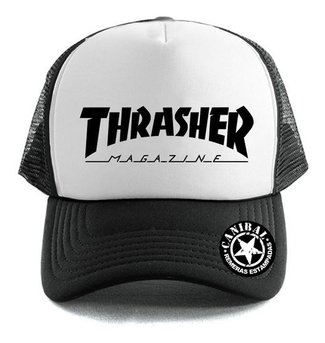 Gorras Trucker Thrasher Skateboard, Remeras Canibal