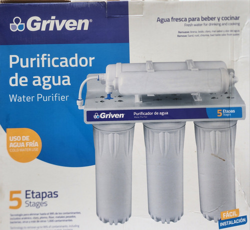 Filtro Purificador De Agua 5 Etapas