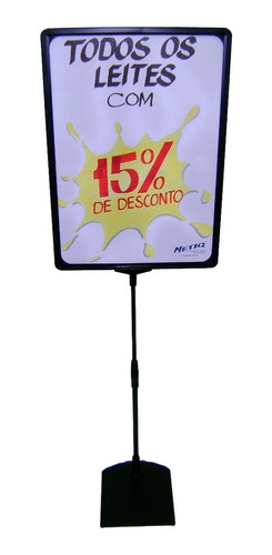 Expositor Porta Cartaz Oferta Folha A3 29,5x42cm Kit 2 Unid.